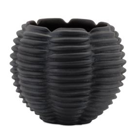 Container (Set of 2) 5"D x 4.25"H Ceramic