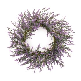 Lavender Wreath 20"D Plastic/Foam