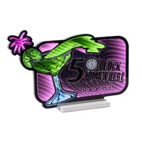 Margaritaville 5 o'Clock EkkoLight 12"H Acrylic UL Plug