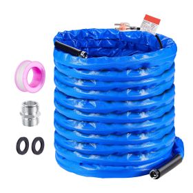 100ft Heated Water Hose for RV, Heated Drinking Water Hose with Corrugated Cover Antifreeze to -45 Fahrenheit , Automatic Self-regulating, 5/8" I.D.