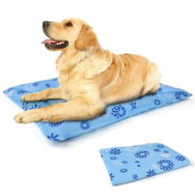 Dog Cat Cooling Mat Water Injection Cooling Bed Mat for Home, Travel and Crates