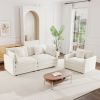 2 Seater Loveseat and Chair Set, 2 Piece Sofa & Chair Set, Loveseat and Accent Chair