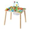 Montessori Activity Table for Toddler 1-3 Years Old, 13 in 1 Wooden Learn Activity Desk, Baby Play Table for Boys & Girls Aged 6+ Months, Great Birth