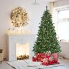 6ft Green Christmas Tree with 300 WiFi-Controlled RGB LED Lights, 751 PVC Tips, 38 Light Functions, Music Sync, Hinged Structure & Metal Stand â€“ Sma