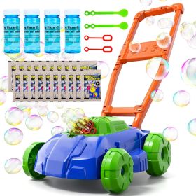 Bennol Bubble Lawn Mower for Toddlers, Kids Automatic Bubble Blower Maker Machine, Outdoor Gardening Push Toys