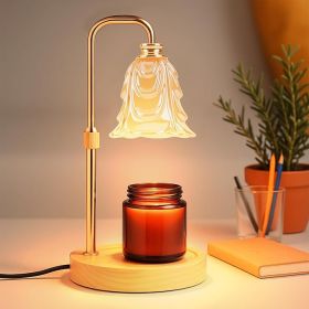 Candle Warmer Lamp with Timer and Dimmer, Electric Wax Warmers for Scented Candles with 5 Brightness Settings, Anti-Glare Lamp with Adjustable Height