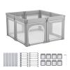 Baby Playpen, 78.7″ x 70.1″ Extra Large Toddlers Playpen, Foldable Baby Fence Play Yard with Zippered Door & Soft Breathable Mesh, Indoor Outdoor Saf