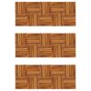 Decking Tiles Vertical Pattern 11.8"x11.8" Acacia Set of 30