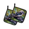 G'Day Mate Bird Pair of Pot Holders Kitchen Heat Resistant Pot Holders Sets Oven Hot Pads for Cooking Baking BBQ, 7 1/2 x 7 1/2