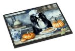 NEW Japanese Chin Fall Kitchen Pumpkins Doormat Front Door Mat Indoor Outdoor Rugs for Entryway, Non Slip Washable Low Pile, 18H X 27W