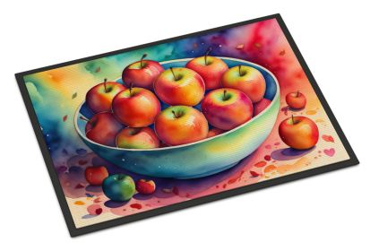 NEW Colorful Apples Doormat Front Door Mat Indoor Outdoor Rugs for Entryway, Non Slip Washable Low Pile, 18H X 27W