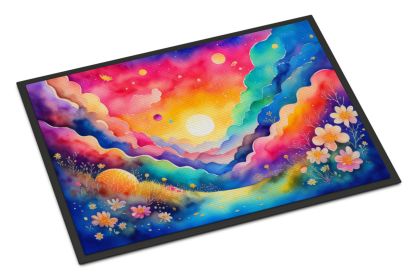 NEW Stock, or Gillyflower in Color Doormat Front Door Mat Indoor Outdoor Rugs for Entryway, Non Slip Washable Low Pile, 18H X 27W