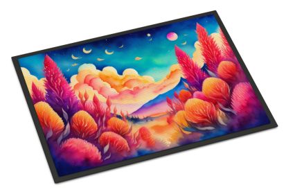 NEW Celosia in Color Doormat Front Door Mat Indoor Outdoor Rugs for Entryway, Non Slip Washable Low Pile, 18H X 27W