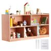 Cubby Mobile Tray Storage Cabinet, 5-Compartment Cubby Storage Shelf, Cubby Storage Cabinet 2-shelf, Classroom Cubbies, Classroom Furniture for Home,