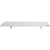 Wall Mounted Folding Table, 43.3 x 18 inches Wall Mount Table, Floating Desk with Iron Bracket, Fold Down Desk for Small Spaces, Home Office, Dining