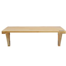 Wall Mounted Folding Table, 31.5" x 23.62" Wall Mount Drop Leaf Table, Wooden Floating Desk with Iron Bracket, Fold Down Desk for Small Spaces