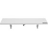 Wall Mounted Folding Table, 31.5" x 19.69" Wall Mount Drop Leaf Table, Floating Desk with Iron Bracket, Fold Down Desk for Small Spaces, Home Office