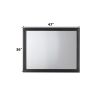 Naima Black Finish Mirror