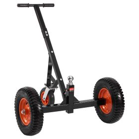 Heavy-Duty Trailer Dolly, 1200lbs Tongue Weight Capacity, Carbon Steel Trailer Mover with 2 inch Ball, 15.2 inch Pneumatic Tires, Portable Tow Dolly