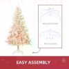 7ft Pink Christmas tree