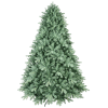 Artificial 4ft Blue green Tint Christmas Tree with 592 PE/PVC Mixed Branch Tips, memory wire+iron wire