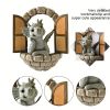 1pc Resin Dragon Sculpture, Window Front Dragon Statue, Wall Hanging For Outdoor Indoor Decor