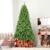 6ft PVC Hinged Green Tree Environmentally Friendly Fireproof Artificial Christmas Tree for Party
