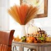 30pcs Orange Pampas Grass
