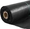 Weed Control Fabric 6ft x 300ft - Geo Textile Fabric Heavy Duty - Woven Ground Cover for Commercial Greenhouse, Yard, Garden Barrier Cloth Blocker Mat