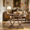 55" Geometric Console Table Modern Minimalist Design for Entryway And Living Room Furniture