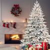 6.5ft. Automatic Christmas Tree Fireproof Artificial Elegant Design