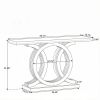 55" Geometric Console Table Modern Minimalist Design for Entryway And Living Room Furniture