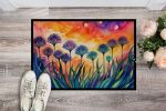 NEW Agapanthus in Color Doormat Front Door Mat Indoor Outdoor Rugs for Entryway, Non Slip Washable Low Pile, 18H X 27W