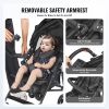 Lightweight Stroller, Compact Easy Fold MultiPosition Recline Canopy Backrest, Carbon Steel Frame, Large Storage Basket,Cup Holder