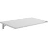 Wall Mounted Folding Table, 35.4 x 19.7 inches Wall Mount Table, Floating Desk with Iron Bracket, Fold Down Desk for Small Spaces, Home Office, Dining