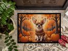 NEW Chihuahua Fall Doormat Front Door Mat Indoor Outdoor Rugs for Entryway, Non Slip Washable Low Pile, 18H X 27W