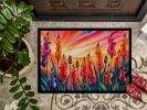 NEW Gladiolus in Color Doormat Front Door Mat Indoor Outdoor Rugs for Entryway, Non Slip Washable Low Pile, 18H X 27W