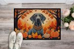 NEW Weimaraner Fall Doormat Front Door Mat Indoor Outdoor Rugs for Entryway, Non Slip Washable Low Pile, 18H X 27W