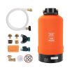 RV Water Softener, 16,000 Grain Portable Water Softener, with 3/4" Brass Fittings and 42" Hose, Soften Hard Water Filter System for RVs, Trailers, Bo