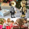 Astronaut Statues Spaceman Sculpture Polyresin Arts Gifts Silver Figurine Ornament Room Decor for Men