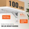 Wall Mounted Folding Table, Wall Mount Drop Leaf Tables, Wooden Floating Desk for Dining, Laundry Room, Office