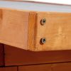 Outdoor Playhouse, Cedar Wooden Kids Playhouse with Bird Nest, Doorbell, Trash Bin, Gravity Wall Set, Storage Pocket, Windowsill