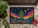 NEW Queen of the Night Cactus in Color Doormat Front Door Mat Indoor Outdoor Rugs for Entryway, Non Slip Washable Low Pile, 18H X 27W