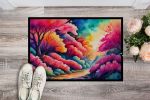 NEW Azaleas in Color Doormat Front Door Mat Indoor Outdoor Rugs for Entryway, Non Slip Washable Low Pile, 18H X 27W