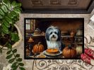 NEW Havanese Fall Kitchen Pumpkins Doormat Front Door Mat Indoor Outdoor Rugs for Entryway, Non Slip Washable Low Pile, 18H X 27W