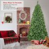6ft PVC Hinged Green Tree Environmentally Friendly Fireproof Artificial Christmas Tree for Party
