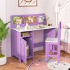 Kids Table and Chair Set for Arts, Crafts, Homework, Home School