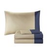 Twin XL Plaid Comforter Set with Bed Sheets