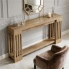 Main console, sofa table, storage desk, with classic farmhouse style design