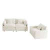 2 Seater Loveseat and Chair Set, 2 Piece Sofa & Chair Set, Loveseat and Accent Chair